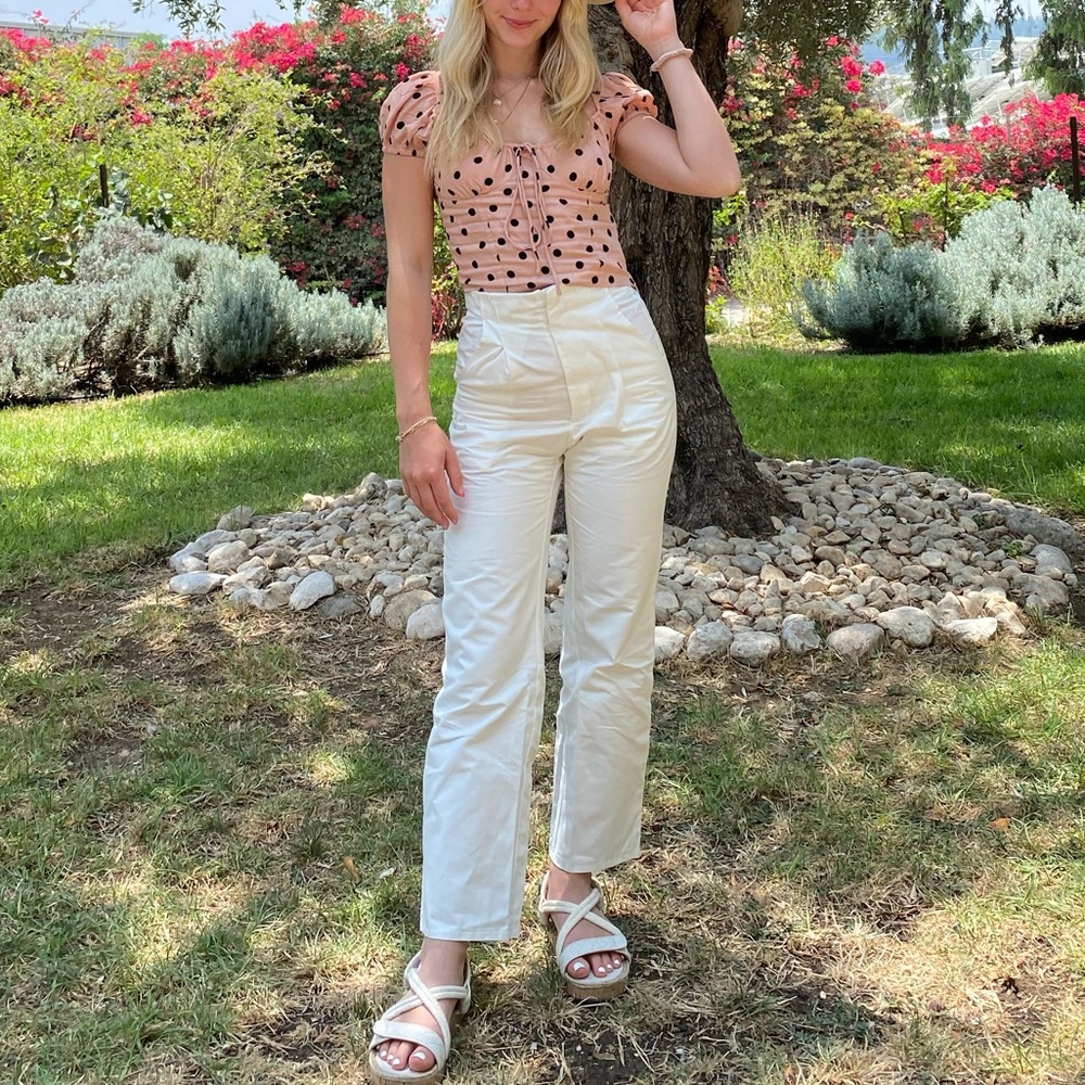 Princess Polly White Pants size 0